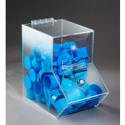 FTR Enterprises Small Clear Acrylic Dispensing Bin, 5-1/2&quot;W x 9-1/2&quot;D x 9&quot;H