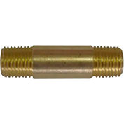Power Products Brass Long Nipple 1/4 X 1-1/2, BP113-4-15 - Pkg Qty 10