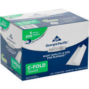 GP Georgia-Pacific Professional Series 1-Ply C-Fold Paper Towels, 1200 Towels/Case 2112014
