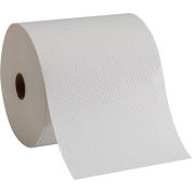 Pacific Blue Basic Recycled Paper Towel Roll By GP Pro, White, 6 Rolls Per Case
