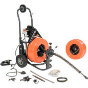 General Wire Speedrooter 92 Sewer Cleaning Machine, Includes 2 Cables & Cutter Set