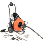 General Wire Speedrooter 92 Drain/Sewer Cleaning Machine W/100'x3/4" Cable & 8 Pc Cutter Set