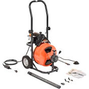 General Wire P-XP-D Mini-Rooter XP Drain/Sewer Cleaning Machine W/ 75' x 1/2"Cable & 4 Pc Cutter Set