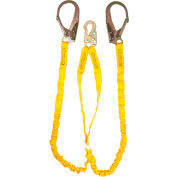 Guardian 11203, 6' Internal Double Leg Shock Lanyard Steel Rebar Hook