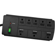 Surge Protector, 8 Outlets, 15A, 750 Joules, 6' Cord