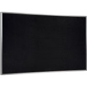 Global Industrial Recycled Rubber Bulletin Board, 48"W x 36"H, Black