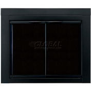 Pleasant Hearth Alpine Fireplace Glass Door Black AN-1010 37-1/2"L x 30"H