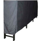 Pleasant Hearth 12' Log Storage Rack Full Cover - Weathered-Resistant Polyester LC6-12LC