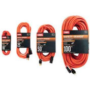 Carol® 06801.63.04 100' Safety Orange Extension Cord, 12awg 15a/125v - Pkg Qty 2