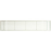 AG10 Series 10" x 10" Solid Alum Fixed Bar Supply/Return Air Vent Grille, White-Gloss
