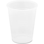 Genuine Joe Plastic Cold Drink Cups, Rolled Rim, 9 Oz., 2,400/Carton, Translucent