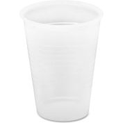 Genuine Joe Plastic Cold Drink Cups, Rolled Rim, 12 Oz., 1,000/Carton, Translucent