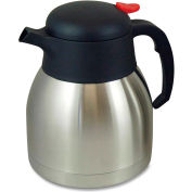 Genuine Joe GJO11955 - Carafe, Double Wall, Vacuum, Everyday, 1.0L, Stainless Steel