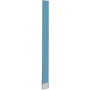 ASI Global Partitions Polymer Pilaster w/ Shoe - 3&quot;W x 82&quot;H Cream