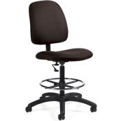 Global™ Goal - Drafting Chair - Asphalt (Black)