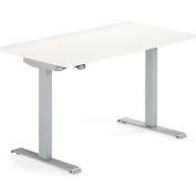 Global™ Height Adjustable Table 70"W x 29"D x 27-46"H - White - Foli Series
