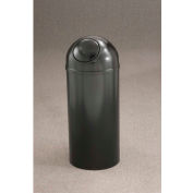 Glaro 8 Gallon Waste Receptacle w/Self Closing Dome Top, Bronze Vein - S1251-BV-BV