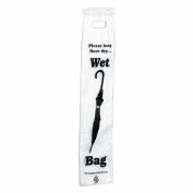 Wet Umbrella Bag Holder Poly Bag With Graphic - 100 Pack