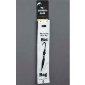 Satin Wall Mounting Brass Wet Umbrella Bag Holder With Optional Sign Mount