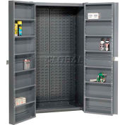 Global Industrial Storage Cabinet - Shelving In Doors Louver Interior 38 x 24 x 72 Assembled