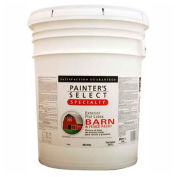 Painter's Select Latex Barn & Fence Paint, Flat Finish, White, 5-Gallon - 798439