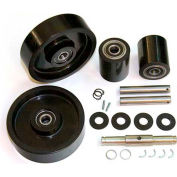 Complete Wheel Kit for Manual Pallet Jack GWK-1043-CK - Fits Specific Uline Models