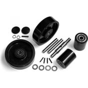 Complete Wheel Kit for Manual Pallet Jack GWK-PTH50-CK - Fits Crown Model # PTH50 (Newer)