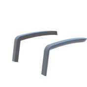 Grosfillex® Deep Seating Armrests in Platinum Gray - Sunset Series - Set of 2