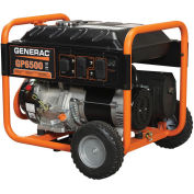 GENERAC® 5976, 6500 Watts, Portable Generator, Gasoline, Recoil Start, 120/240V