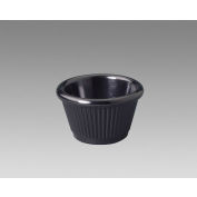Gessner 0382A-BK - Fluted Ramekin, 2.5 Oz., Black, 1-1/2"H x 2-3/4" Diameter, 72/Pack
