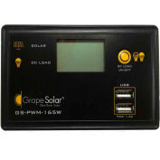 Grape Solar GS-PWM-165W
165-Watt Flush Mount PWM Solar Charge Controller