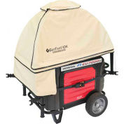 GenTent Running Cover, ZKU Kit, Extreme Edition, 3000W and Up Inverter Generators, Tan