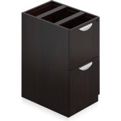 Offices To Go™ 2 Drawer Pedestal in Espresso - Executive Modular Furniture