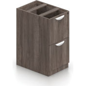 Offices To Go™ 2 Drawer Pedestal in Artisan Gray - Executive Modular Furniture