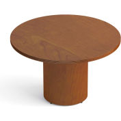Offices To Go™ Round Conference Table - 48"L x 48"W - Toffee - Ventnor Series