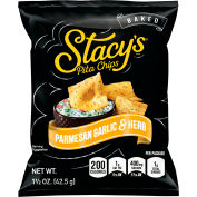 Stacy's Pita Chips Parmesan Garlic & Herb, 1.5 oz, 24 Count