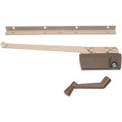 Prime-Line H 3949 Wood Casement Operator with Track and 9-1/2-Inch Arm, Bronze