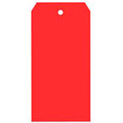#4 Red Shipping Tag Pack 4-1/4" x 2-1/8" - 1000 Pack