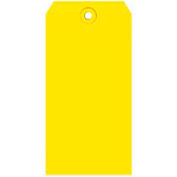 Shipping Tags, #5, 4-3/4"L x 2-3/8"W, Yellow, 1000/Pack