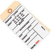2 Part Carbonless Inventory Tags, 1500-1999, #8, 6-1/4"L x 3-1/8"W, 500/Pack