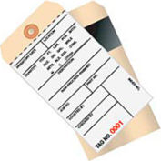 Global Industrial 2 Part Carbon Inv. Tag 1000-1499, #8 6-1/4"L x 3-1/8"W, 500/Pack