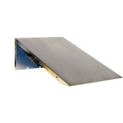Hallowell KISTT1818 Stainless Steel Locker Accessory Individual Slope Top 18x18x6 - Dark Gray