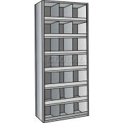Hallowell 5536-18HG Hi-Tech 21 Bins Parts Bin Unit 36"W x 18"D x 87"H Gray Starter