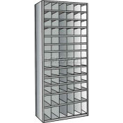 Hallowell A5529-12HG Hi-Tech Parts Bin Unit 36"W x 12"D x 87"H Gray Add-on 78 Bins