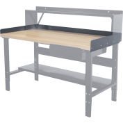 Hallowell Workbench Back & End Stop Kit, 72"W x 36"D x 6"H