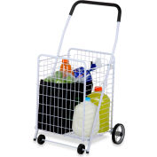 Jumbo 4 Wheel All-Purpose Folding Utility Cart, 20-3/8"L x 17-5/16"W x 37"H, 50 Lb Capacity