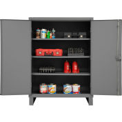 Global Industrial™ 12 Gauge Heavy Duty 48" W x 24" D x 66" H Cabinet, Gray