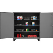 Global Industrial™ 12 Gauge Heavy Duty 60" W x 24" D x 66" H Cabinet, Gray