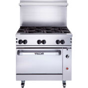 Vulcan 36S-6BP, Endurance Range, Standard Oven, Propane, S/S, 6 Burners