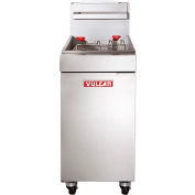 Vulcan LG300-1, Freestanding Gas Fryer, 35-40 lb Oil Capacity, 90,000 BTU, Natural Gas, S/S